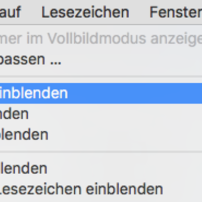 Safari leiste klein